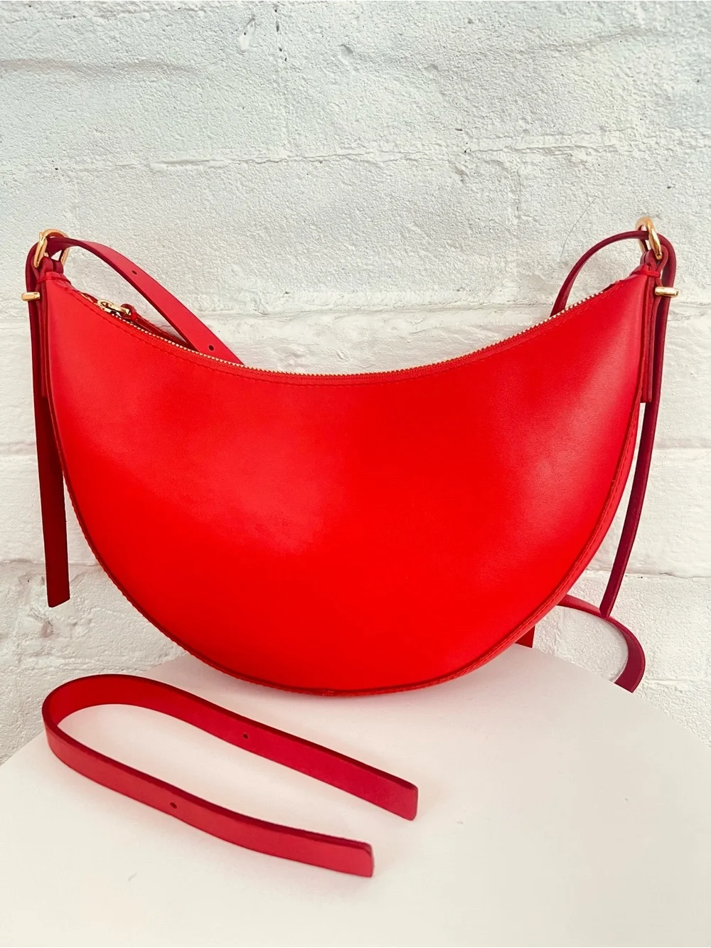 Madewell Essential Convertible Top Handle Crossbody Mini Himalayan Orange NWOT